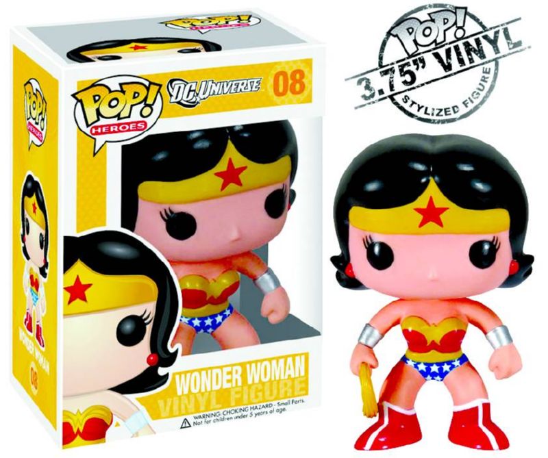 POP HEROES WONDER WOMAN VINYL FIGURE