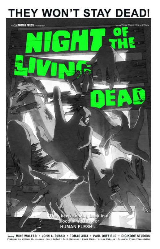 NIGHT O/T LIVING DEAD #3 (OF 5) 1:4 VARIANT (MR)