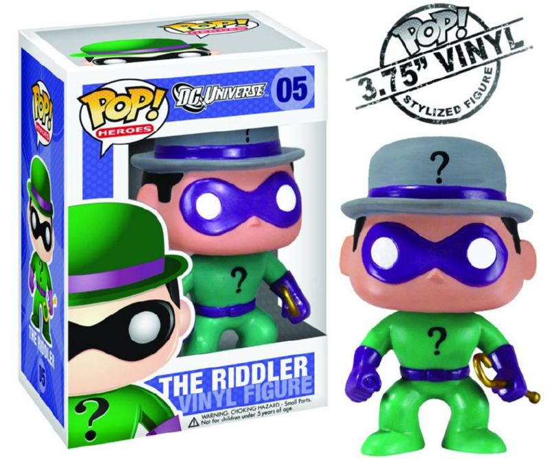 POP HEROES RIDDLER VINYL FIGURE