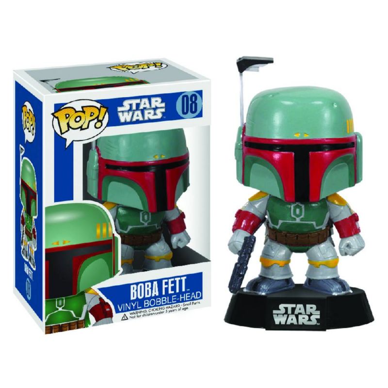 POP STAR WARS VINYL FIGURE #8 BOBA FETT