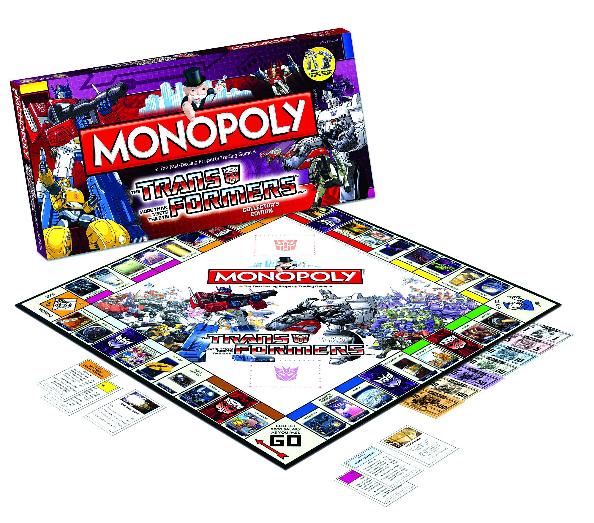 TRANSFORMERS 2 MONOPOLY 2009 COLL ED