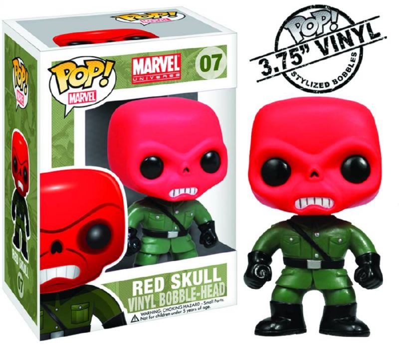 POP MARVEL RED SKULL VINYL FIGURE