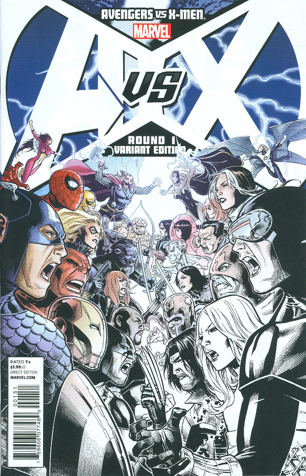 AVENGERS VS X-MEN #1 (OF 12) PERSONALIZED RETAILERS EXCLUSIVE STORE VARIANT