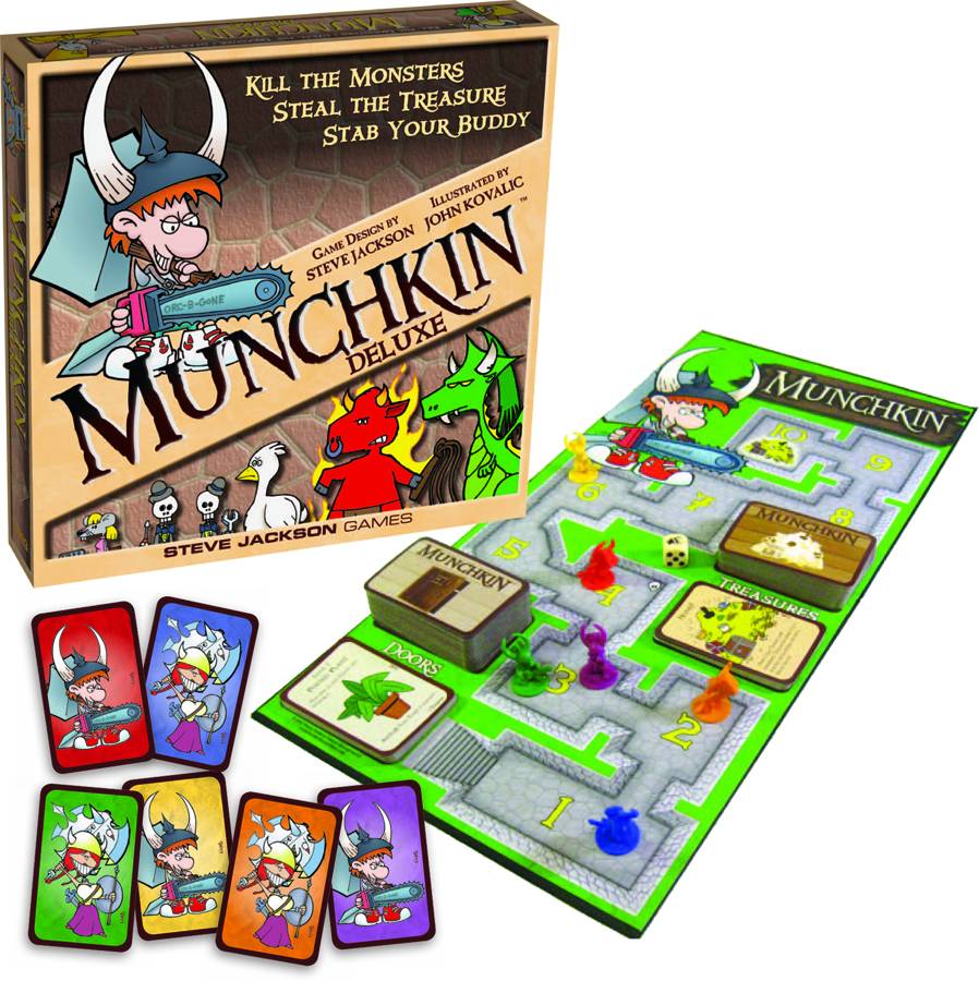 MUNCHKIN CARD GAME DELUXE ED