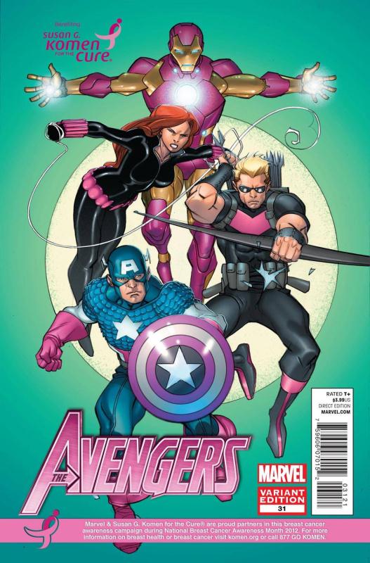 AVENGERS #31 KOMEN VARIANT AXFO