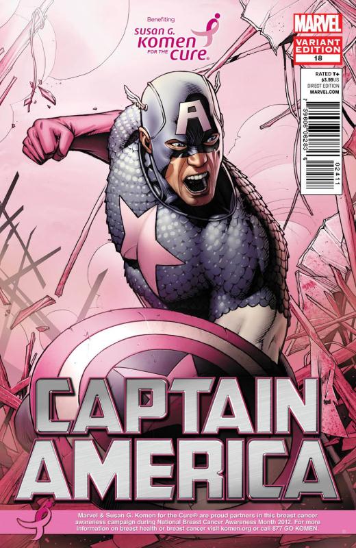 CAPTAIN AMERICA #18 KOMEN VARIANT