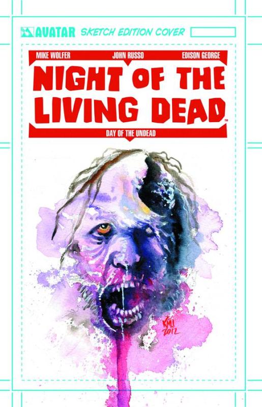 NIGHT O/T LIVING DEAD AFTERMATH #1 ORIG PTD ART CVR (MR)