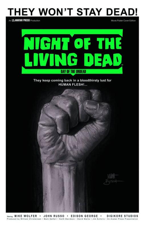 NIGHT O/T LIVING DEAD DAY O/T UNDEAD RETAILER PROMO KIT (Net) (MR)