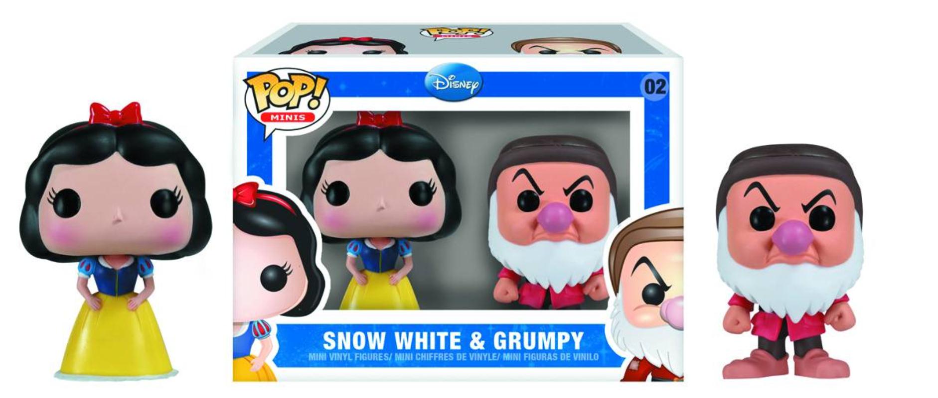 MINI POP FIGURES SNOW WHITE AND GRUMPY