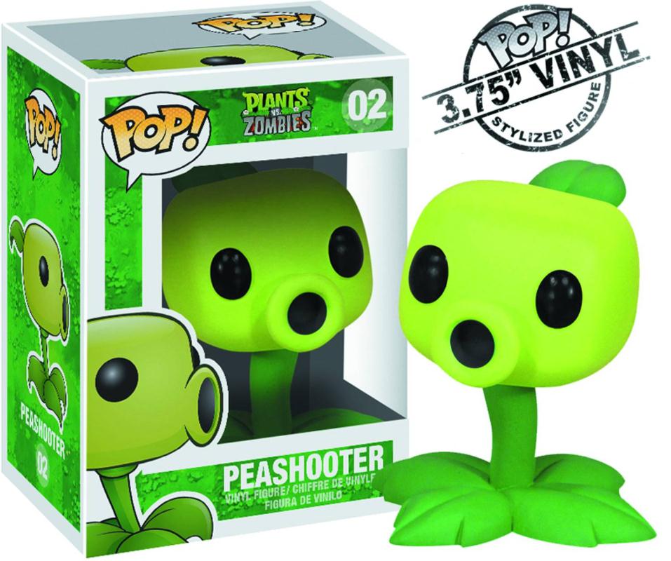 POP PLANTS VS ZOMBIES PEASHOOTER FIGURE