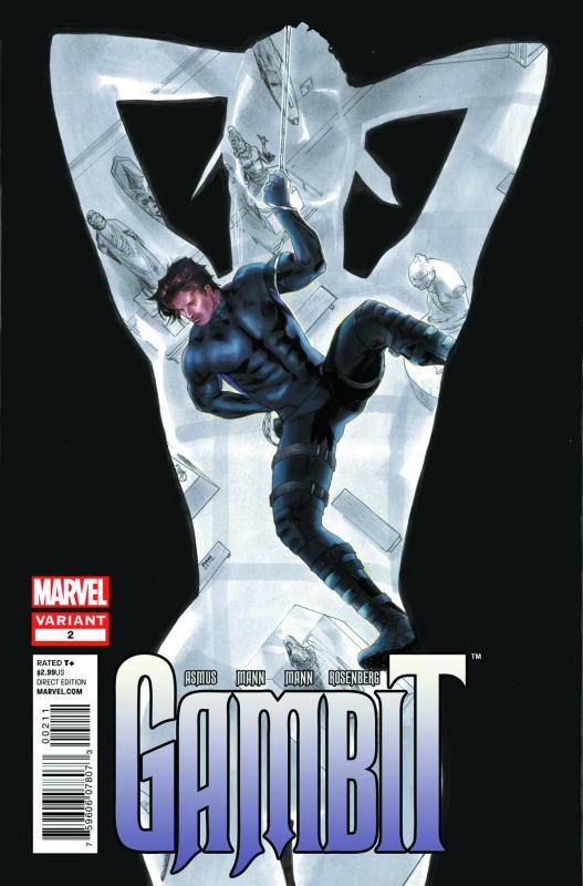 GAMBIT #2 2ND PTG MANN VARIANT (PP #1041)