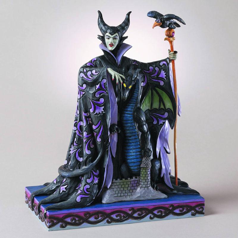 DISNEY TRADITIONS MALEFICENT & DRAGON FIG