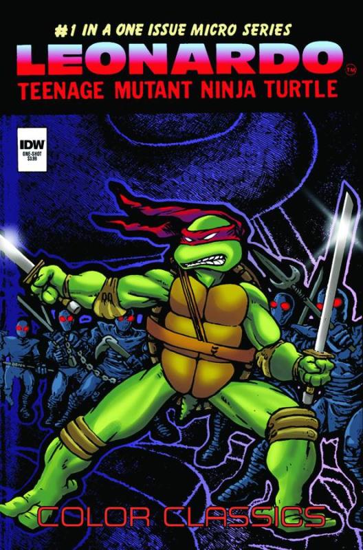 TMNT COLOR CLASSICS MICRO SERIES LEONARDO