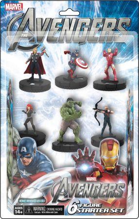 MARVEL HEROCLIX AVENGERS MOVIE STARTER SET