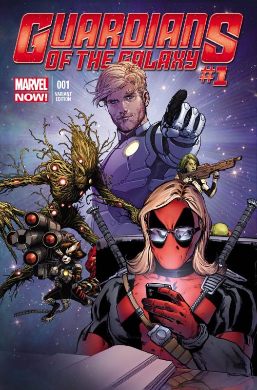 GUARDIANS OF GALAXY #1 TEXTS FROM DEADPOOL VARIANT NOW