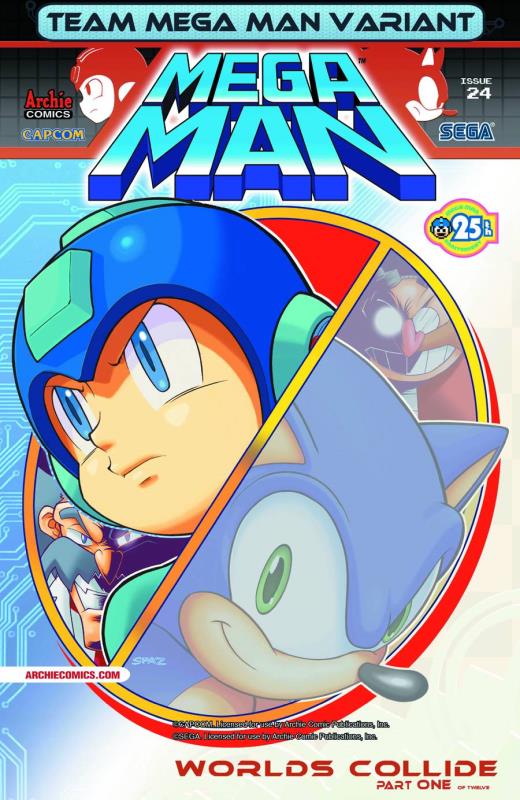 MEGA MAN #24 TEAM MEGA MAN VARIANT CVR