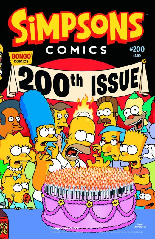 SIMPSONS COMICS #200