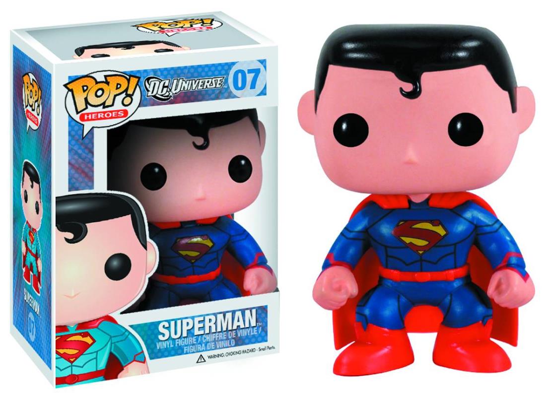 POP HEROES SUPERMAN PX VINYL FIGURE NEW 52 VER (RES)