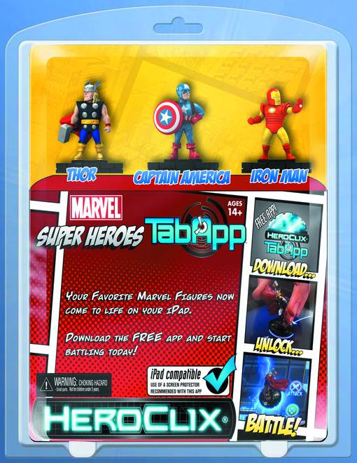 MARVEL HEROCLIX MARVEL SUPERHEROES TAB APP PACK