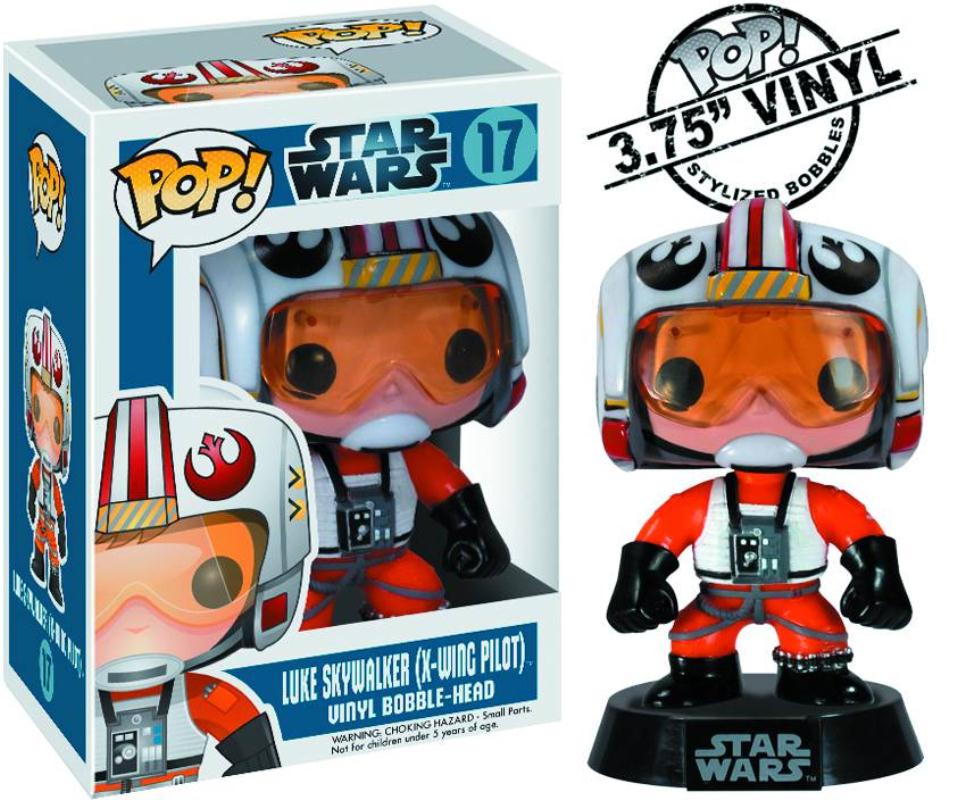 POP STAR WARS VINYL FIGURE #17 LUKE PILOT