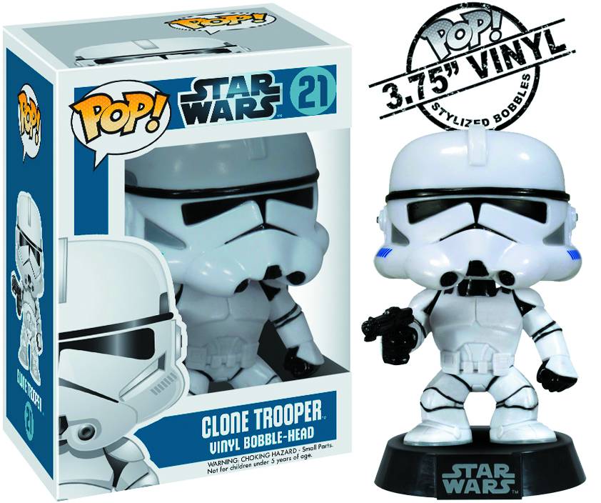 POP STAR WARS VINYL FIGURE #21 CLONE TROOPER