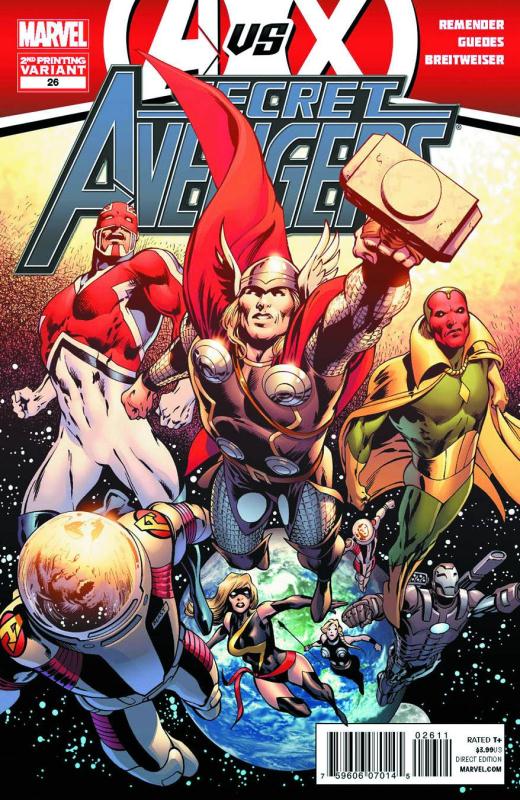 SECRET AVENGERS #26 2ND PTG DAVIS VARIANT AVX (PP #1021)