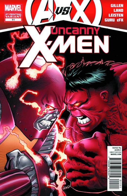 UNCANNY X-MEN #11 2ND PTG LAND VARIANT AVX (PP #1021)