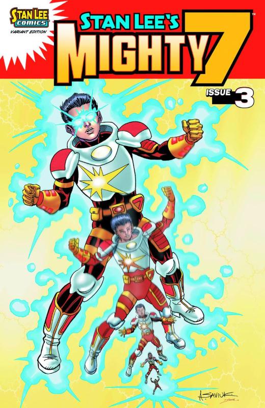 STAN LEES MIGHTY 7 #3 SAVIUK VARIANT CVR