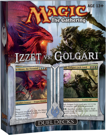 MAGIC THE GATHERING (MTG): IZZET VS GOLGARI DUEL DECK