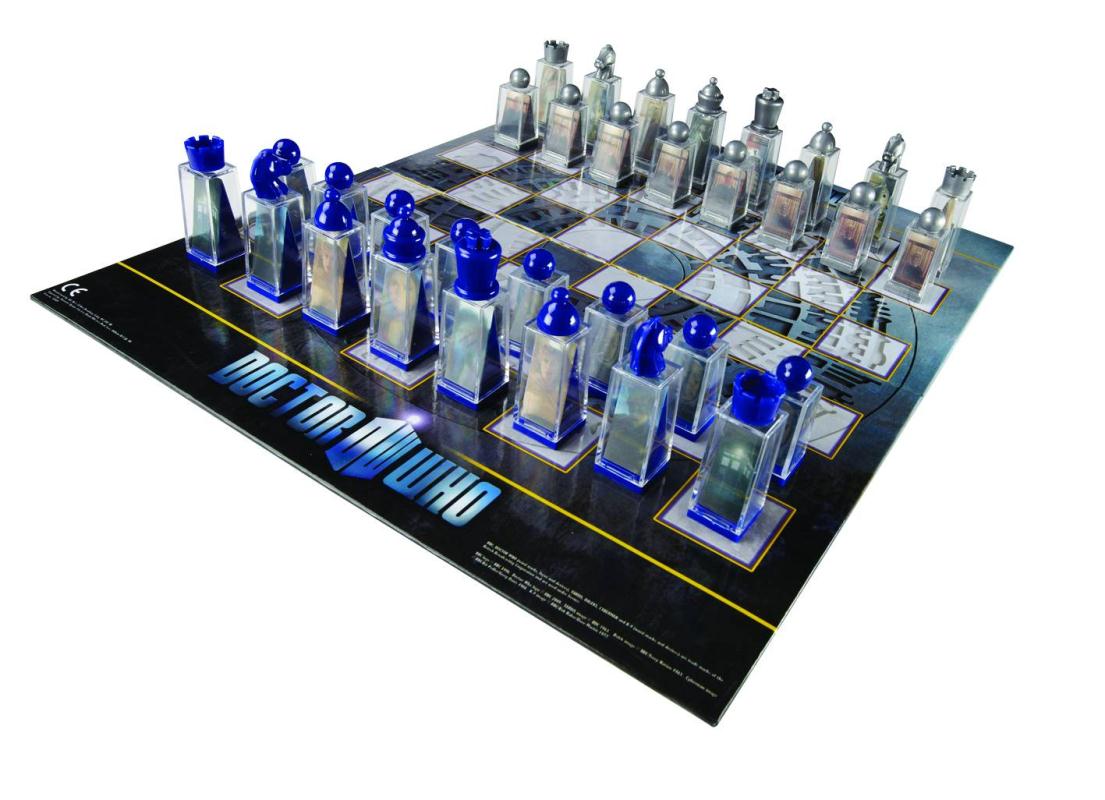 DOCTOR WHO LENTICULAR ANIMATED CHESS SET