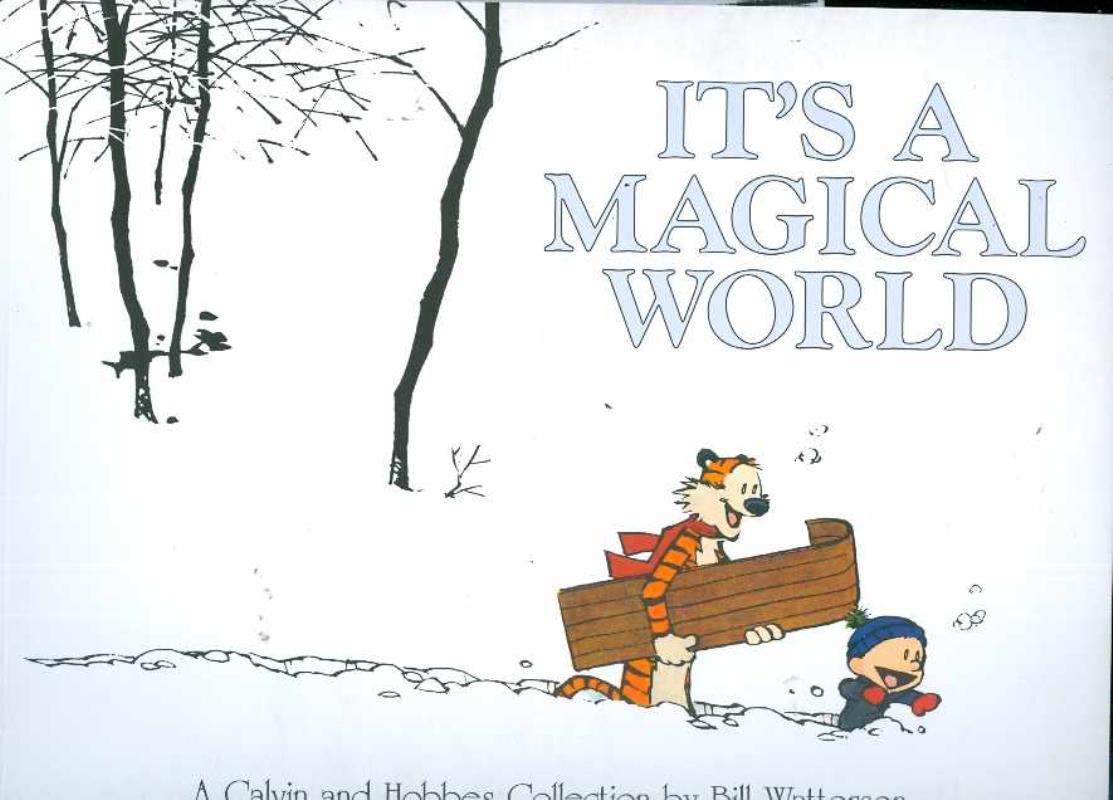 CALVIN & HOBBES ITS A MAGICAL WORLD NEW PTG