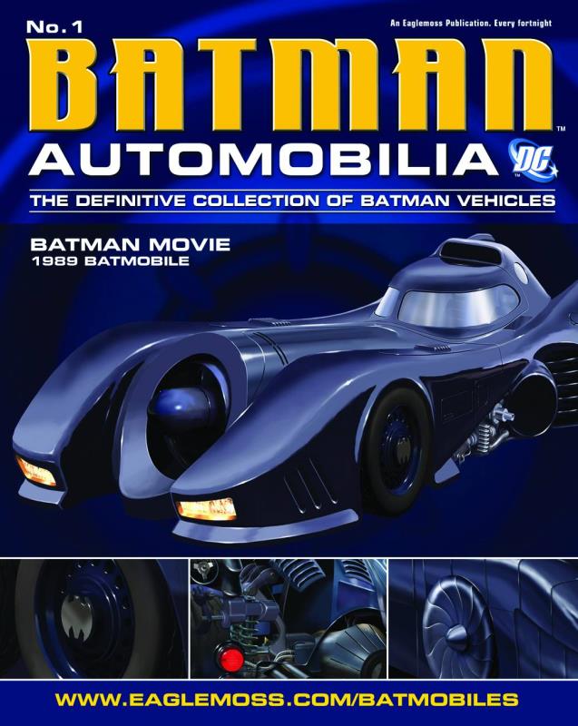 DC BATMAN AUTOMOBILIA FIG COLL MAG #1 1989 BATMAN MOVIE