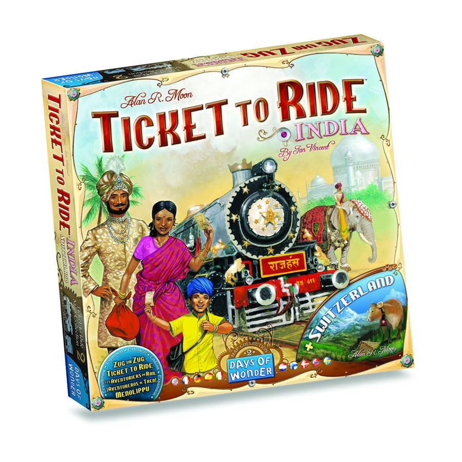 TICKET TO RIDE MAP COLLECTION 2 INDIA