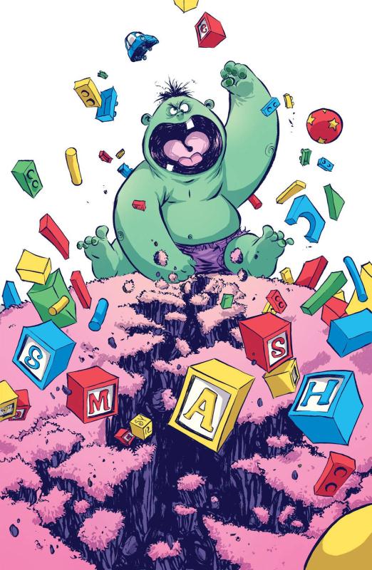 INDESTRUCTIBLE HULK #1 YOUNG BABY VARIANT NOW