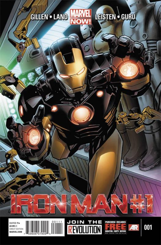 IRON MAN #1 BLANK VARIANT NOW