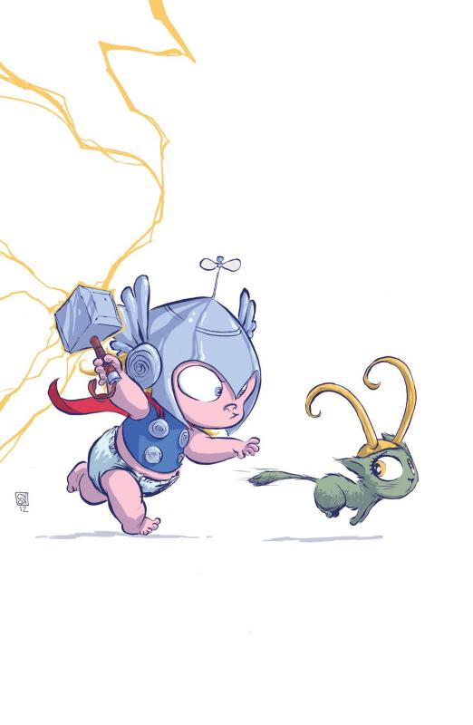 THOR GOD OF THUNDER #1 YOUNG BABY VARIANT NOW