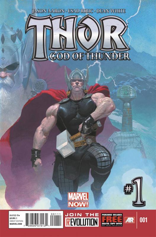 THOR GOD OF THUNDER #1 1:25 DESIGN RIBIC VARIANT NOW