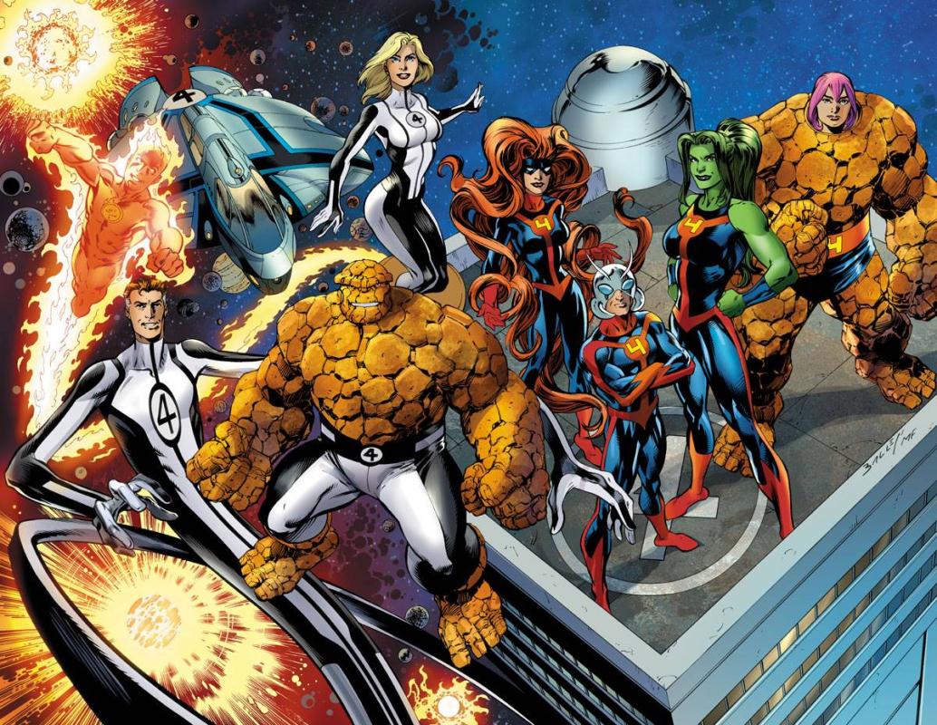 FANTASTIC FOUR #1 BAGLEY CONNECTING VARIANT NOW