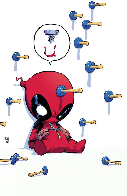 DEADPOOL #1 YOUNG BABY VARIANT NOW