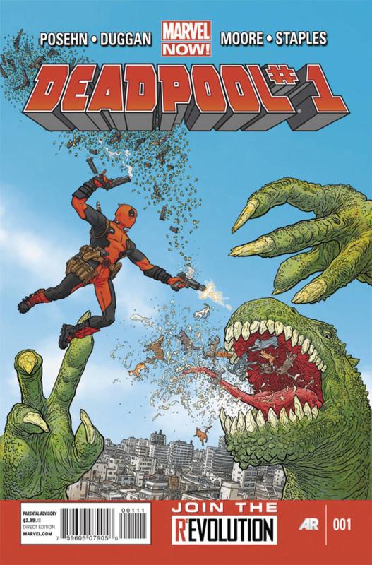 DEADPOOL #1 BLANK VARIANT NOW