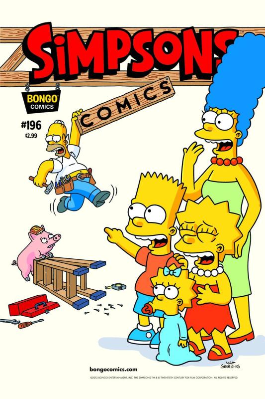 SIMPSONS COMICS #196