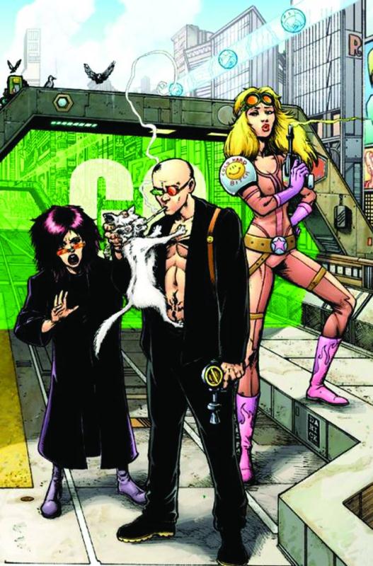 TRANSMETROPOLITAN ALL AROUND THE WORLD ART BOOK HARDCOVER