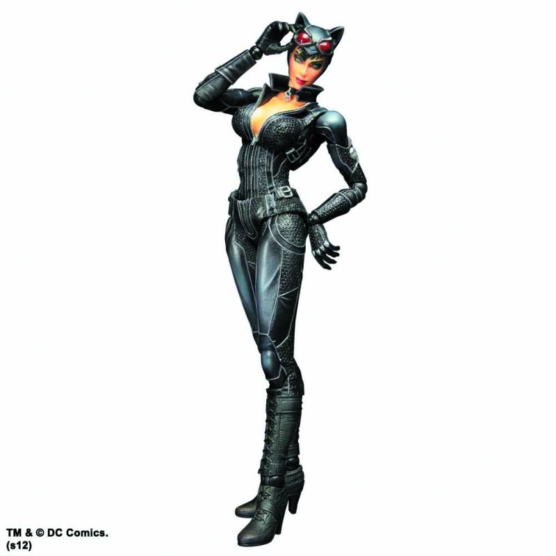 BATMAN ARKHAM CITY PLAY ARTS KAI CATWOMAN AF