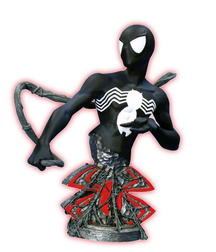 BLACK COSTUME SYMBIOTE SPIDER-MAN BUST