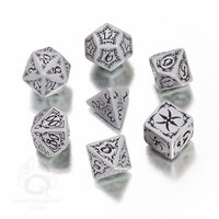 GRAY & BLACK TRIBAL DICE SET