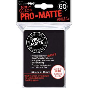 Ultra Pro Sleeves Small Sized Pro-Matte Black 60ct