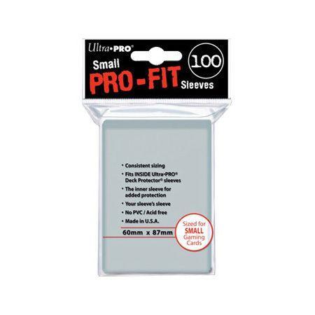 ULTRA PRO PRO-FIT SMALL CLEAR SLEEVES