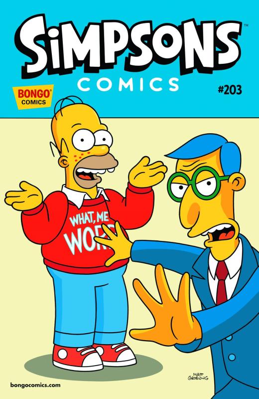 SIMPSONS COMICS #203