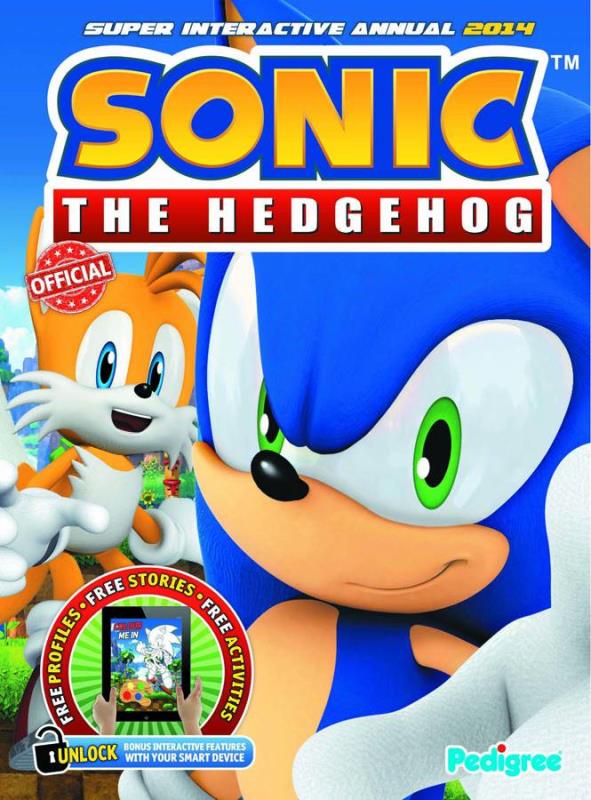 SONIC THE HEDGEHOG INTERACTIVE ANNUAL 2014 HARDCOVER (PP #1079)