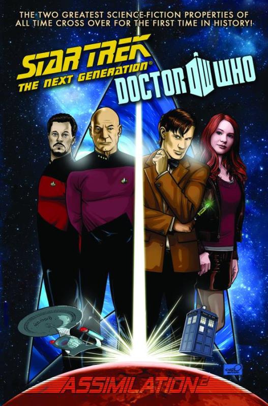 STAR TREK TNG DOCTOR WHO ASSIMILATION COMPLETE HARDCOVER